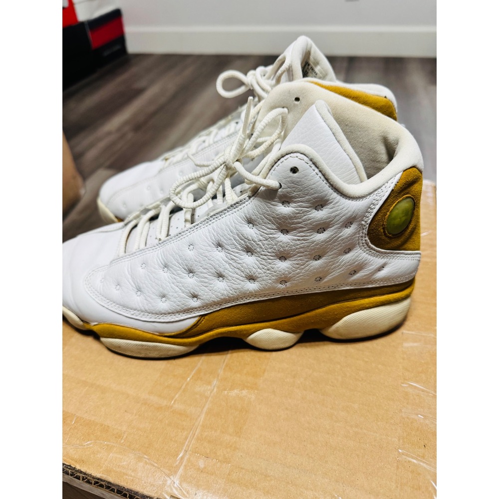 Air Jordan 13 Retro Wheat 2004 White Gold 309259-171 Vintage Mens 10.5